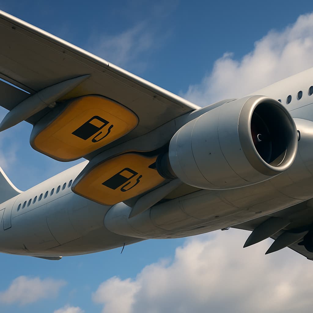 Pourquoi les ailes d’avion servent aussi de réservoirs à carburant