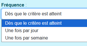 frequence alerte