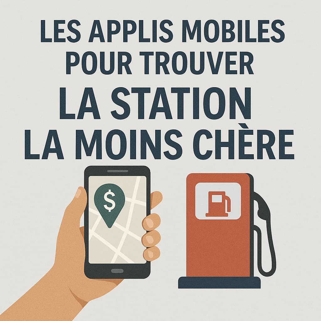 Les applis mobiles pour trouver la station la moins chère