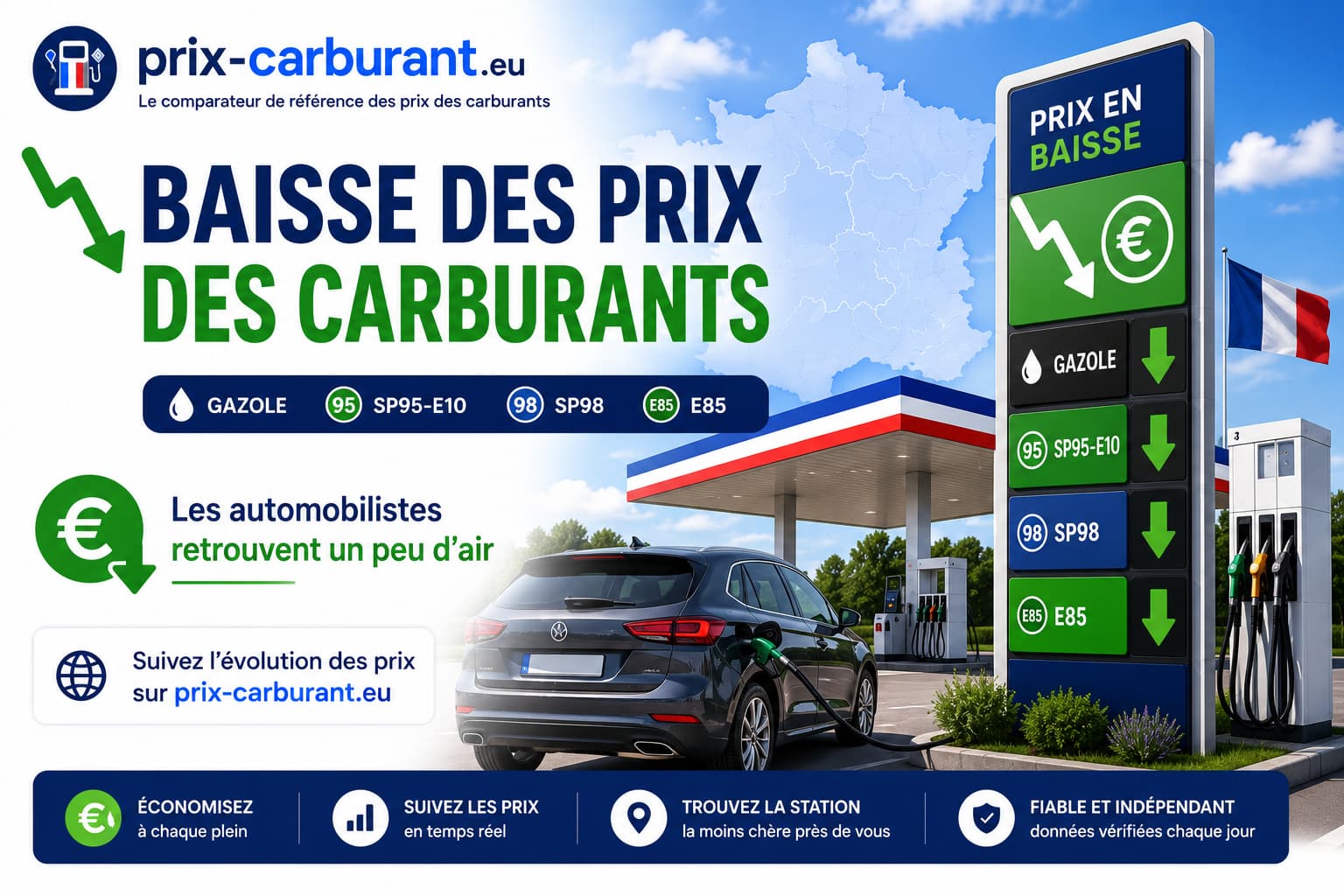Carburant à 1,50 € le litre près de Toulouse : l'opération E.Leclerc Roques