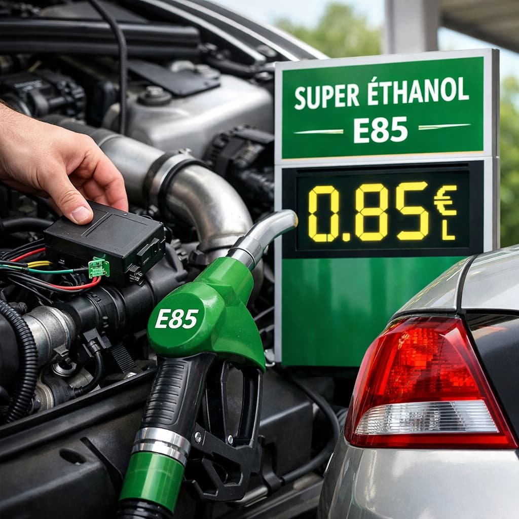Superéthanol E85 : Leclerc lance une conversion à 690 € pour rouler avec un carburant deux fois moins cher