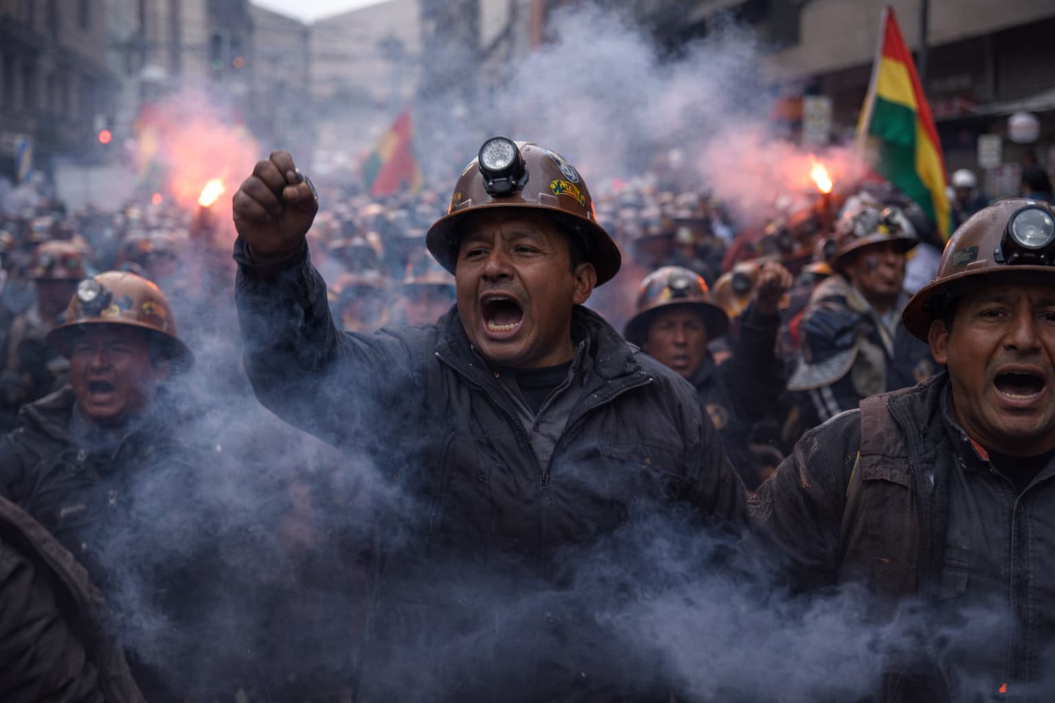 Bolivie : les mineurs manifestent contre la fin des subventions aux carburants