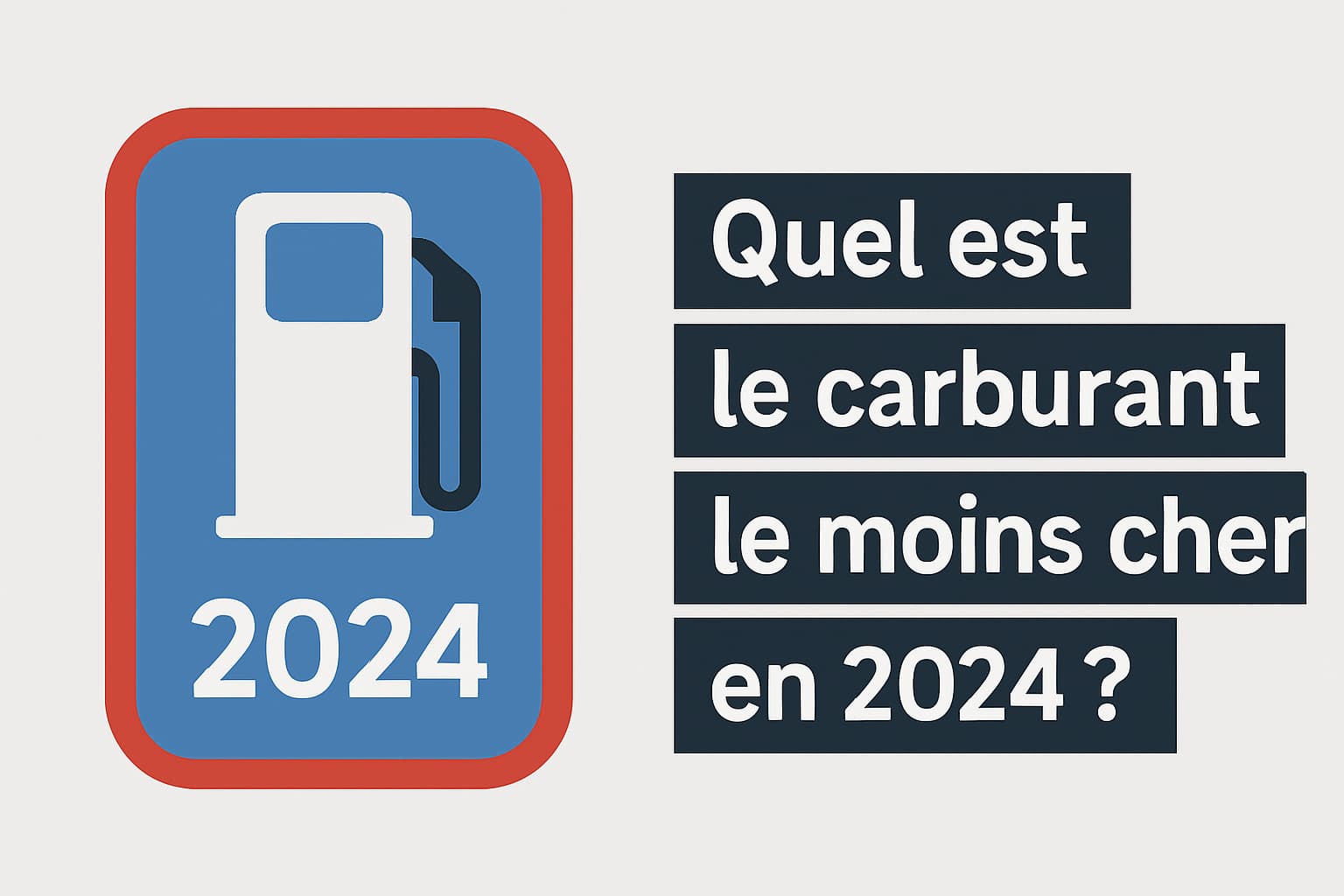 Quel est le carburant le moins cher en 2024 ?