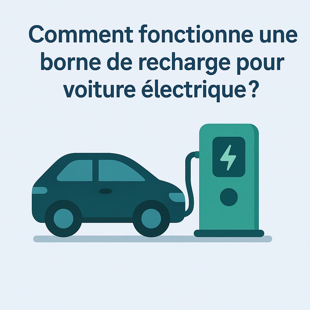 Comment fonctionne une borne de recharge pour voiture électrique ?