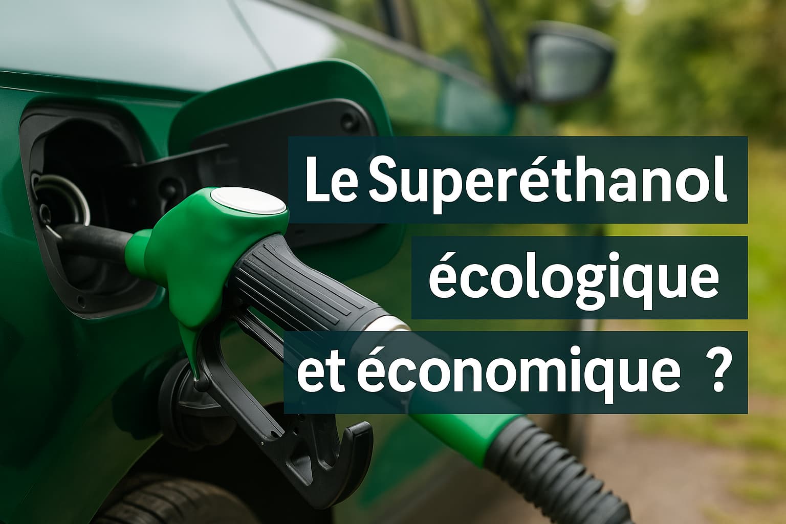Le Superéthanol E85 : écologique et économique ?