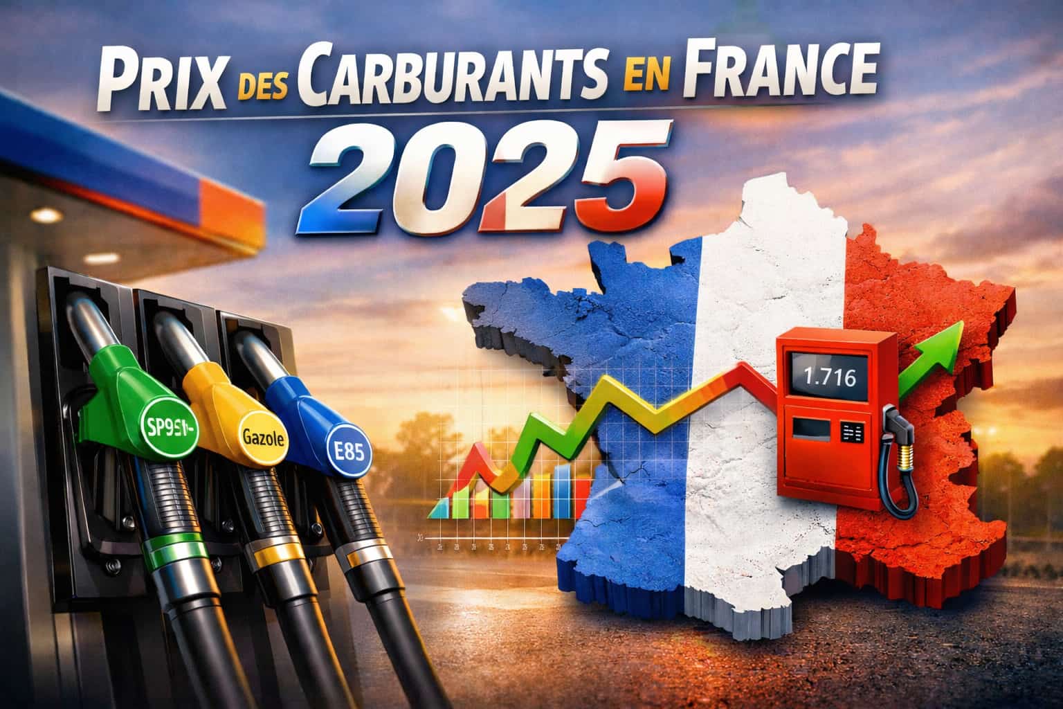 Étude prix des carburants en France  sur 2025