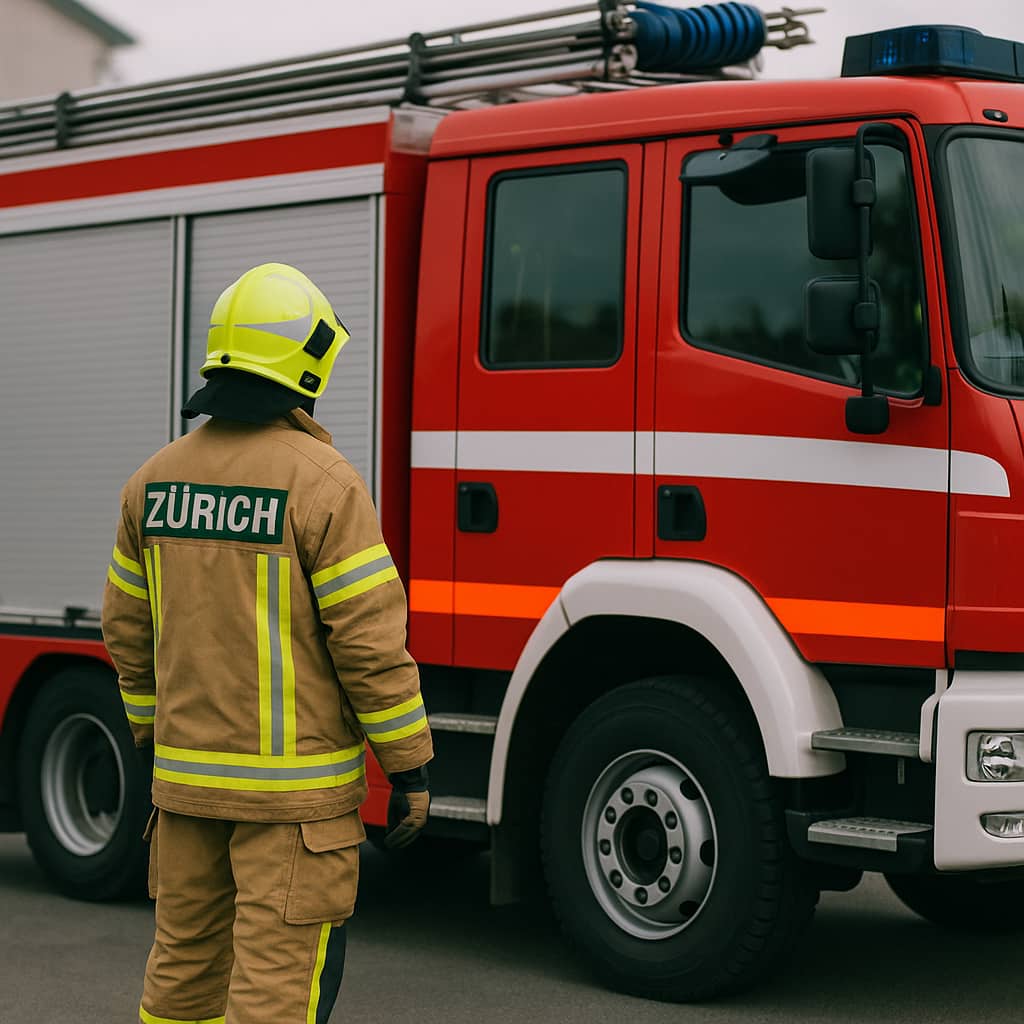 À Zurich, les pompiers adoptent le carburant végétal HVO pour réduire leur empreinte carbone