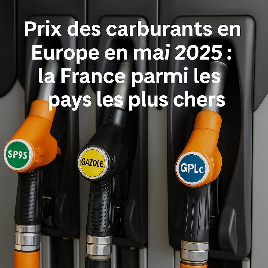 Prix des carburants en Europe en mai 2025 : la France parmi les plus chers du continent