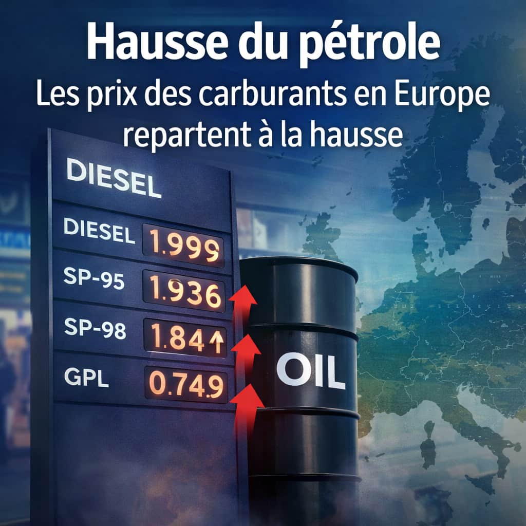 Hausse du pétrole : les prix des carburants repartent à la hausse en Europe