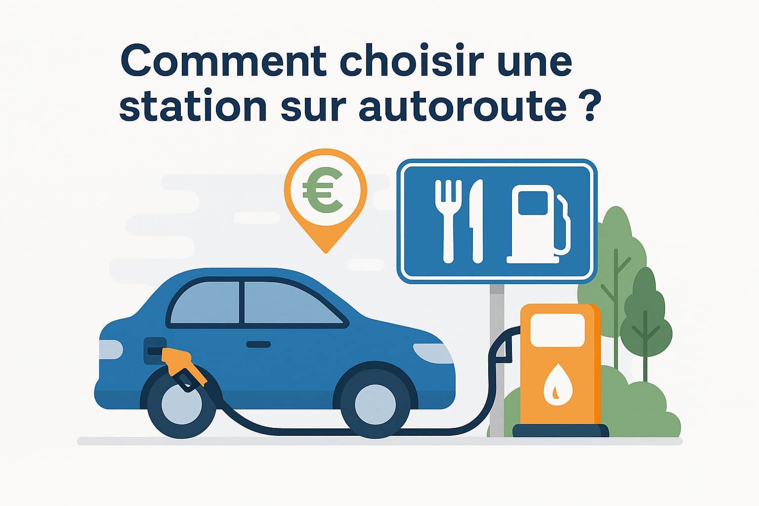 Comment choisir une station sur autoroute ?