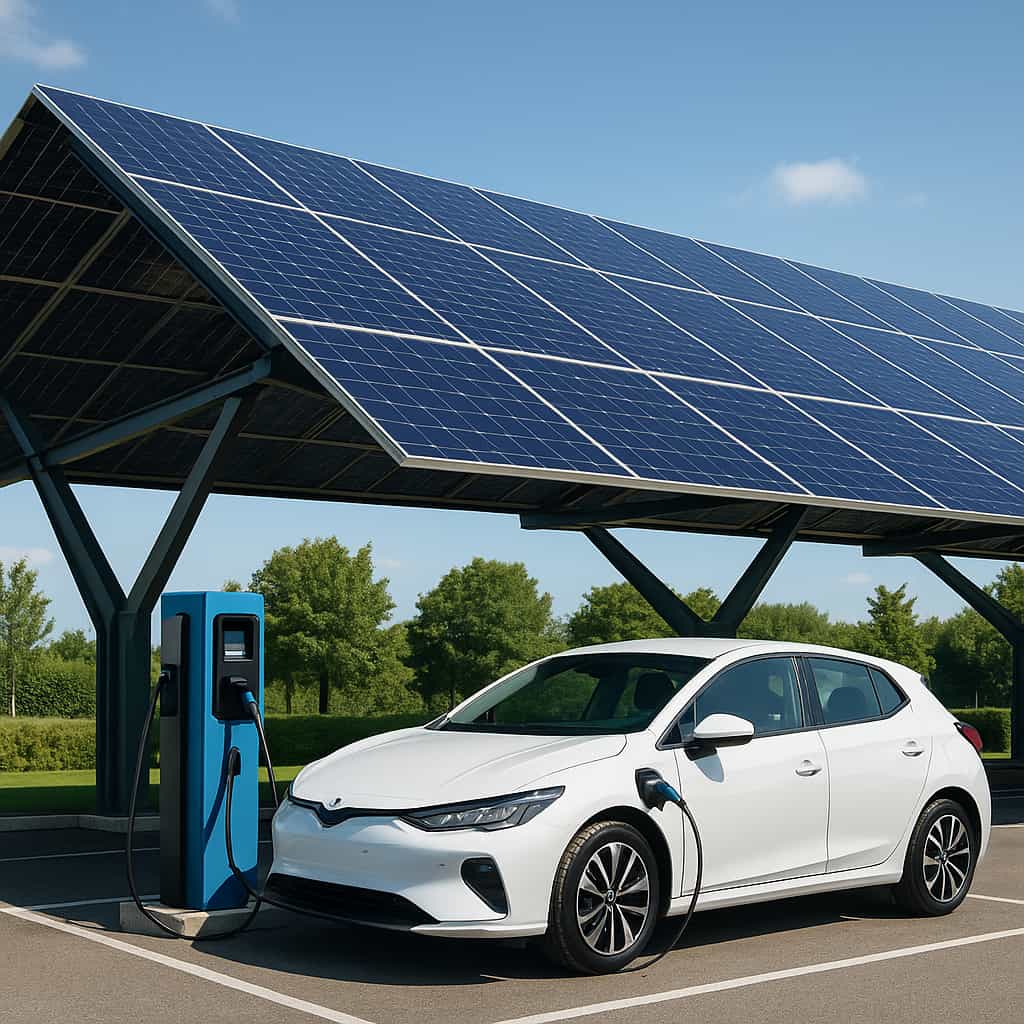 Electra inaugure la première station de recharge alimentée uniquement par l’énergie solaire