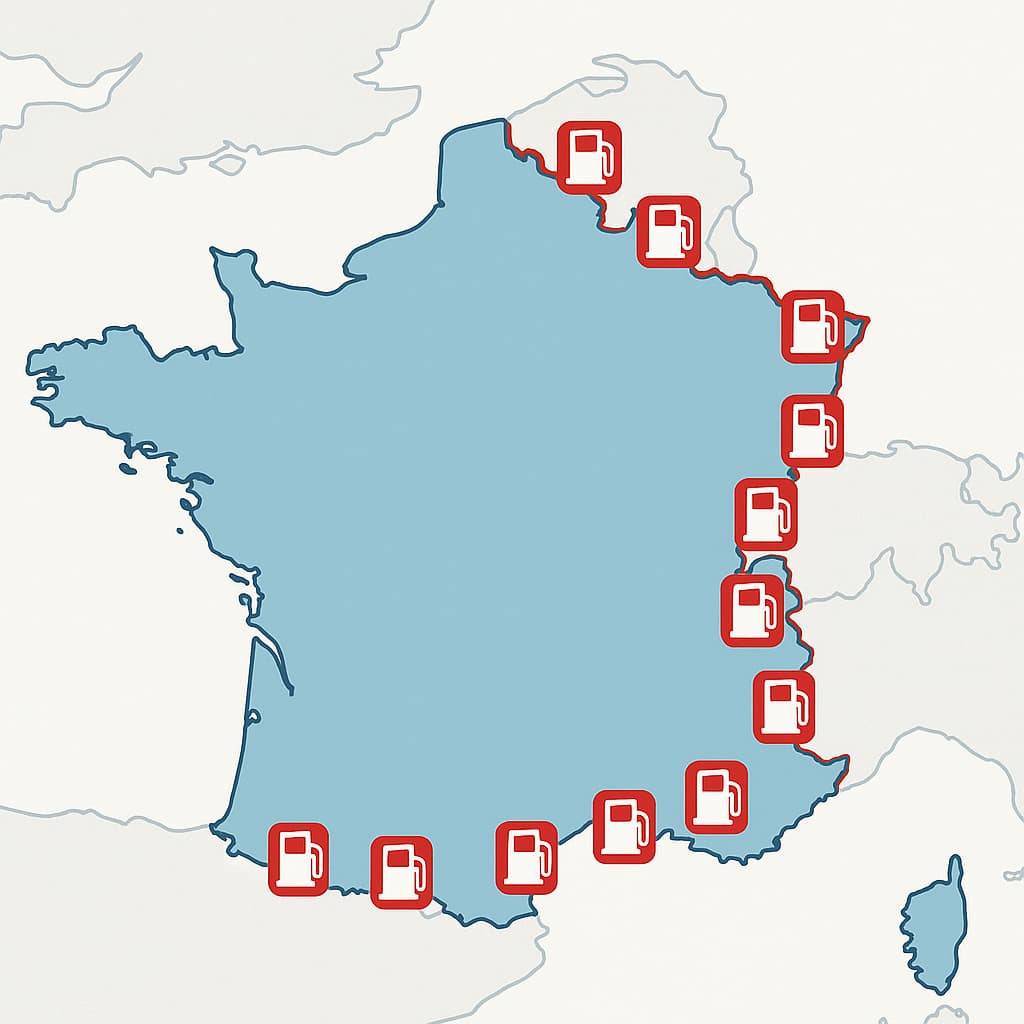 Stations frontalières : comment économiser sur votre plein en Espagne, Belgique, Italie, Luxembourg ou Allemagne ?