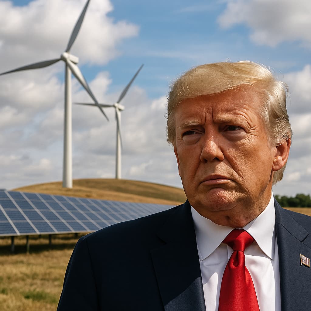 Éolien aux États-Unis : des États démocrates attaquent Trump en justice