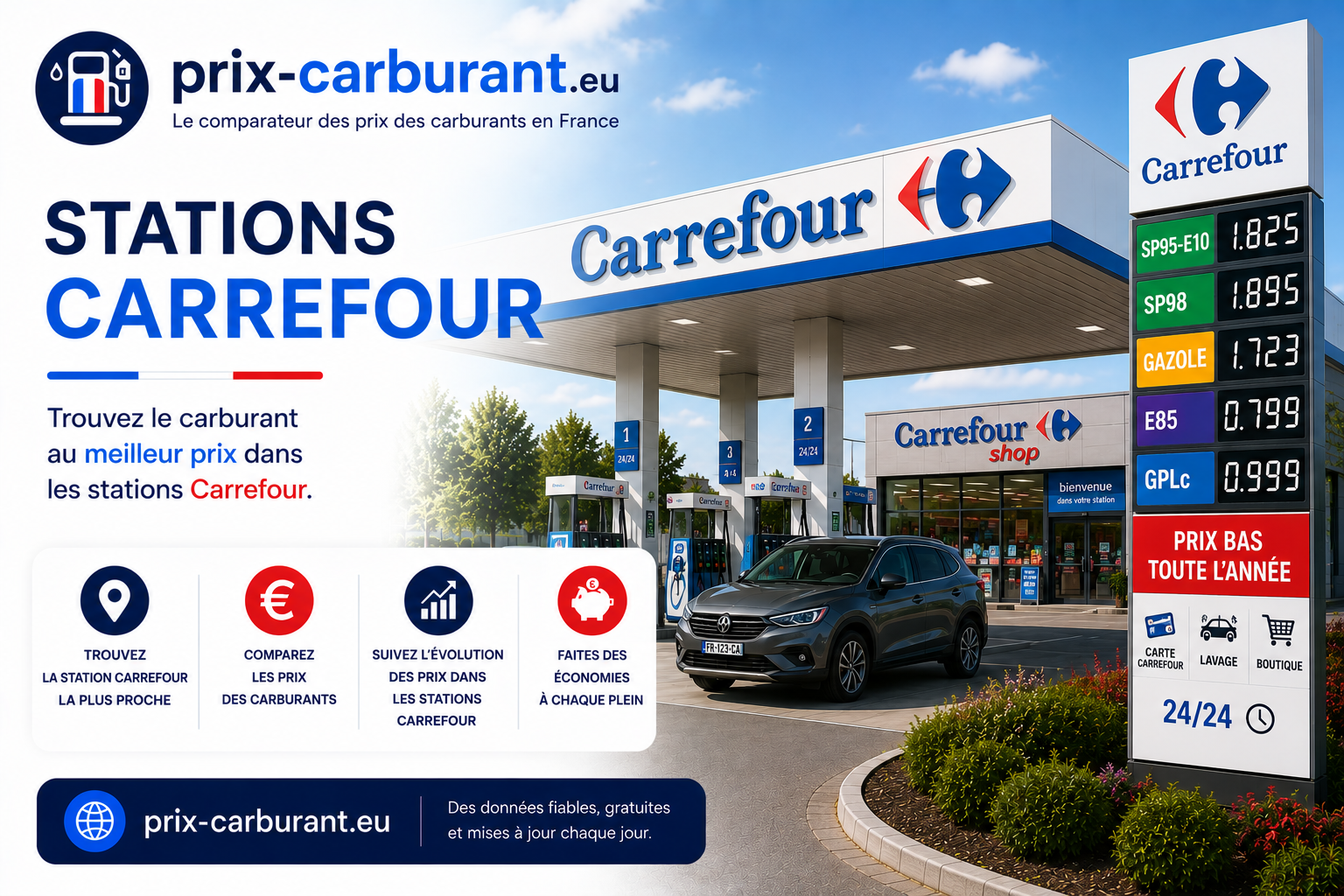 Prix Carburant Carrefour Merignac
